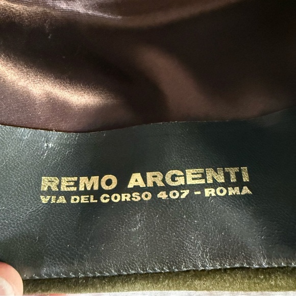 Vintage Borsalino Grand Prix Paris 1900 Green Velour Felt Traveler Derby Hat 5 - Picture 3 of 9